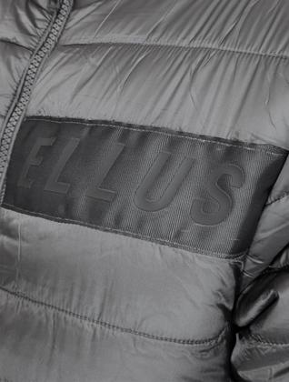Imagem de Jaqueta Puffer Ellus Masculina Nylon Bomber Gominhos Cinza