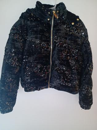 Imagem de Jaqueta Puffer Feminina Bobojaco Coberta por Paetê