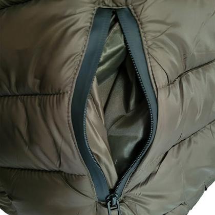 Imagem de Jaqueta Puffer Masculina Acolchoada Com Capuz Red Nose