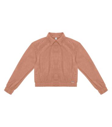 Imagem de Jaqueta Suede Feminina Rovitex Marrom