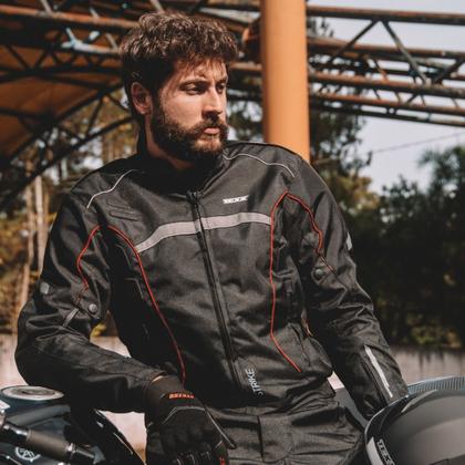 Imagem de Jaqueta Texx New Strike V2 Masculina - Preto/Vermelho