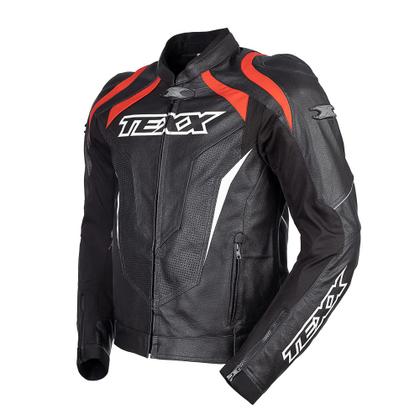 Imagem de Jaqueta Texx Sniper V3 Couro Lançamento Moto Motociclista -