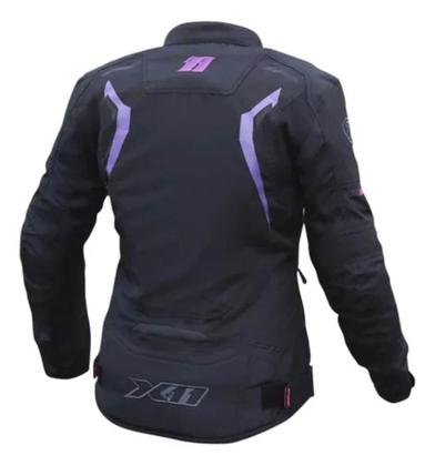 Imagem de Jaqueta X11 One Sport Sporadic Feminina Preto Rosa e Roxo