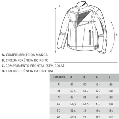 Imagem de Jaqueta X11 Stretch Plus Size Impermeável Motociclista Moto
