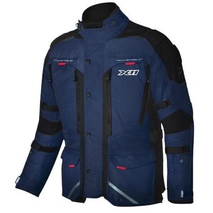 Imagem de Jaqueta X11 Travel 3 Motoqueiro Impermeável Masculina Azul