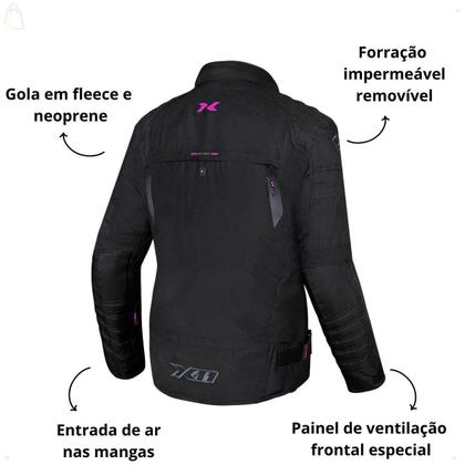 Imagem de Jaqueta X11 Veler Moto Feminina Ventilada 100% Impermeável