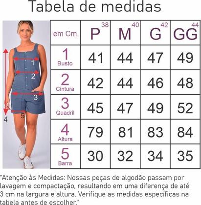 Imagem de Jardineira Curta Estonada Jeans Premium - Personalizável, 100% Algodão, Tamanhos P ao GG