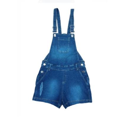 Imagem de Jardineira jeans curta menina Marisol