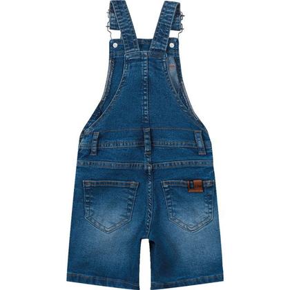 Imagem de Jardineira Jeans Menino Infantil Carinhoso Ref. 89186