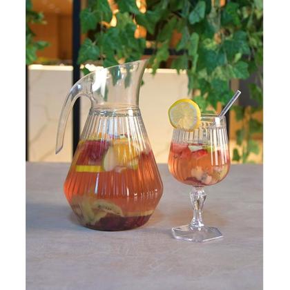 Imagem de Jarra Axe Canelada Com Alça 2L Jarra Plástica Água E Suco UZ