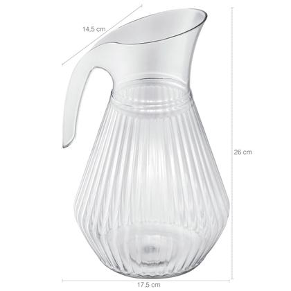 Imagem de Jarra Axe Canelada Com Alça 2L Jarra Plástica Água E Suco UZ