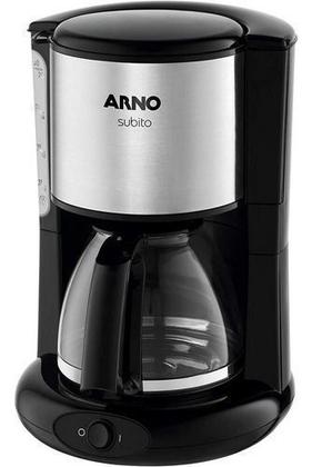Jarra Cafeteira Arno Subito Preto Vidro Resistente - Mistral Imagem de Jarra Cafeteira Arno Subito Preto Vidro Resistente