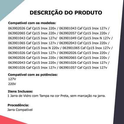 Imagem de Jarra Cafeteira Britânia CP15 / CP15 Inox