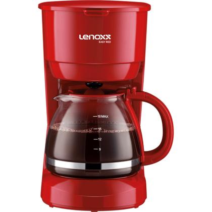 Imagem de Jarra Cafeteira Lenoxx Easy Red - Vidro Reforçado - Pca019