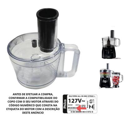 Imagem de Jarra Compatível Com Multiprocessador Philco All in One 2 Citrus Premium