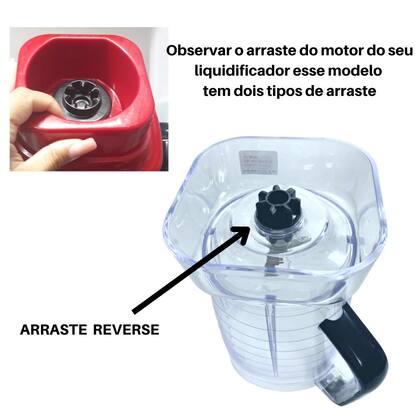 Imagem de Jarra Copo de Liquidificador Britania BLQ1300 FORTIS TURBO