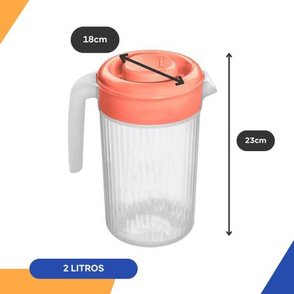 Imagem de Jarra De Plástico Para Água Suco 2L