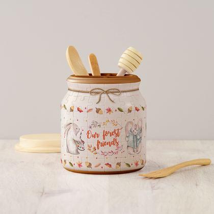 Imagem de Jarra de quebra-cabeça 3D Pintoo Rabbit and Squirrel 96 peças para adultos