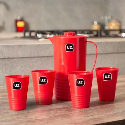 Imagem de Jarra de Suco 1,8 Litros com Tampa Plástico Resistente Água