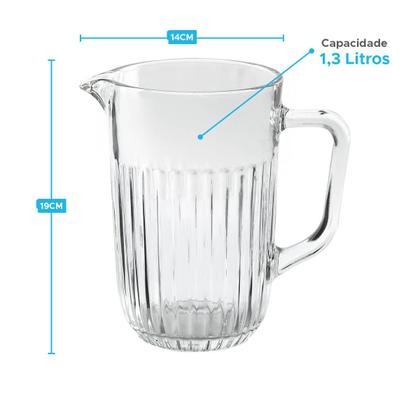 Imagem de Jarra de Vidro Athena 1,3 Litros