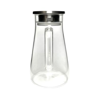 Imagem de Jarra De Vidro Borossilicato Mercury Com Tampa Inox 1,5L