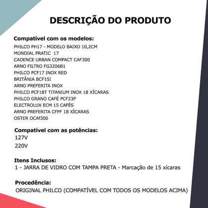 Imagem de Jarra Para Cafeteira Arno Preferita Inox