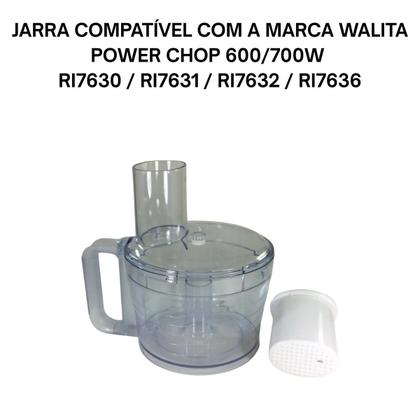 Imagem de Jarra para Multiprocessador Compatível Philips Walita Power Chop Preto RI7630 RI7631 RI7632 RI7636