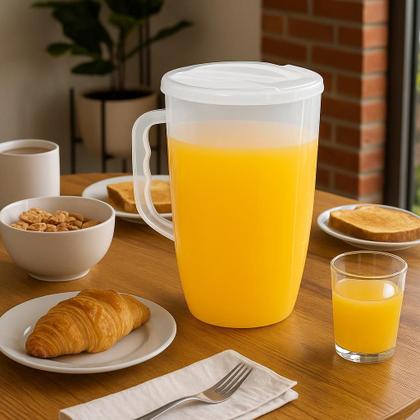 Imagem de Jarra Plástica 3,7L Mix Color Jaguar com Tampa 3 Unidades