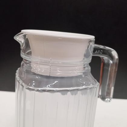 Imagem de Jarra Quadro Luminarc 16x8x8cm Vidro Transparente 500ml para Bar Festa e Mesa Posta