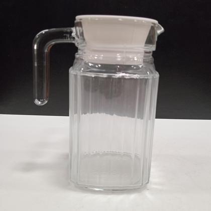 Imagem de Jarra Quadro Luminarc 16x8x8cm Vidro Transparente 500ml para Bar Festa e Mesa Posta