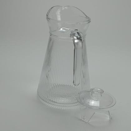 Imagem de Jarra suco água acrilico vidro 1,6 litros transparente com alça