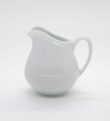 Imagem de Jarra Tradicional 350ML - Leiteira, Sucos e Bebidas - Porcelana Branca