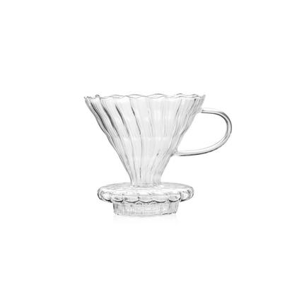 Imagem de Jarro Com Suporte Coador Filtro Em Vidro P/Café 650mL