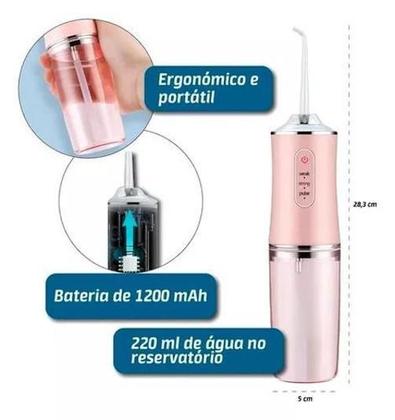 Imagem de Jato Poderoso: Higiene Dental Com Jato D'Água Irrigador Oral