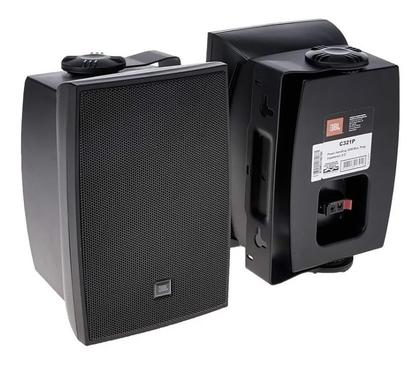 Imagem de Jbl Caixa De Som Ambiente C321 Acústica 30w Rms Cada Preta Kit 08 Unidades