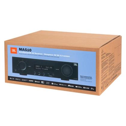 Imagem de JBL MA510 Receiver 5.2 Canais Classe D 100W 8K Bluetooth Wi-Fi Airplay 2 Bivolt Preto