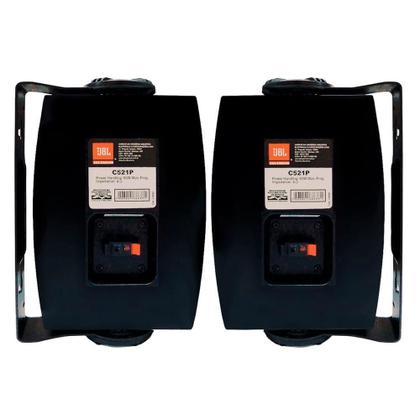 Imagem de JBL Selenium C521P Par de Caixas de som para ambiente interno e externo 40 watts Preto