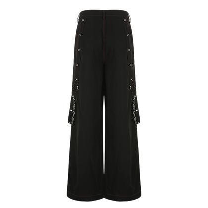 Imagem de Jeans Kodaruber Vintage Goth Hip Hop para mulheres vermelhas