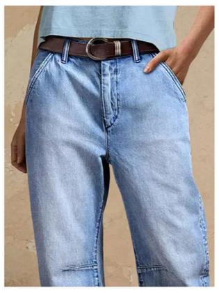 Imagem de Jeans SOLY HUX Vintage Cropped Mid-Rise Barrel, jeans femininos