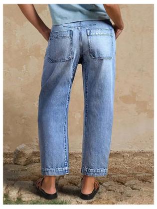 Imagem de Jeans SOLY HUX Vintage Cropped Mid-Rise Barrel, jeans femininos