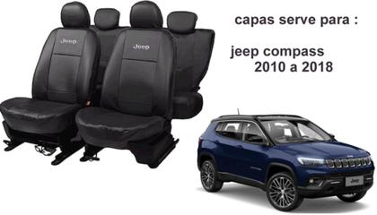 Imagem de Jeep Compass 2010-2018 - Kit Exclusivo com Couro, Tapete e Volante