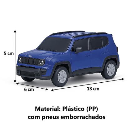 Imagem de Jeep Renegade de Brinquedo Rodas Livres na Caixa Presente
