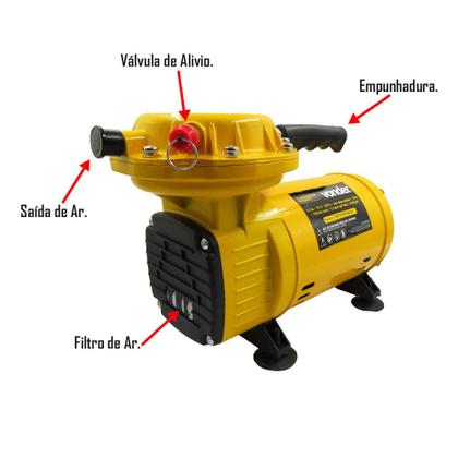 Imagem de Jet Press Compressor Ar Direto 1/2 HP 2,3 PCM 110/220V Vonder