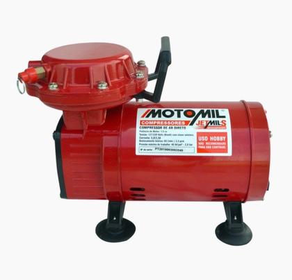 Imagem de Jetmil-S -Motocompressor MOTOMIL 2,3PES Hobby 1/3HP 127/220V