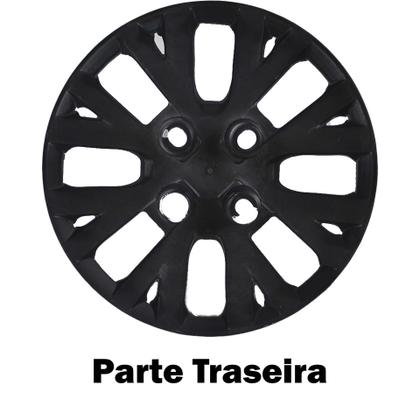 Imagem de JG 4 Calota Gol G4 2006 a 2013 Aro 13 Prata Metálico com Emblema