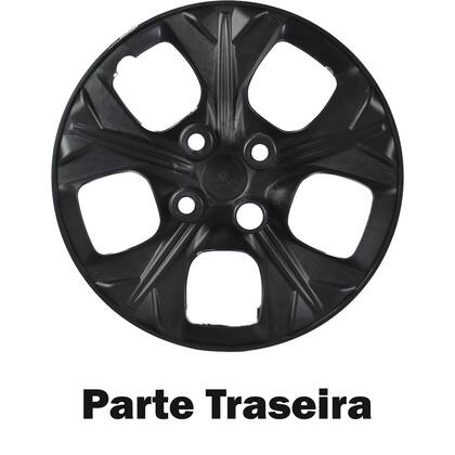 Imagem de JG 4 Calota Onix 2021 +TODOS Aro 14 Prata Metálico com Emblema