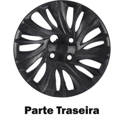 Imagem de JG 4 Calota Punto 2014 2015 2016 Aro 15 Prata Metálico com Emblema