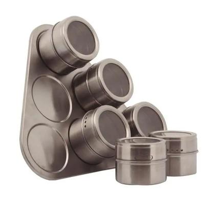 Imagem de Jg 6 porta condimentos inox c/ sup triangular ai1402 mimo style