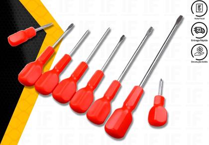 Imagem de Jg chave fenda/phil 8pc western vermelho