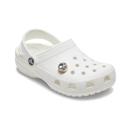 Imagem de Jibbitz círculo de pedraria dourado unico